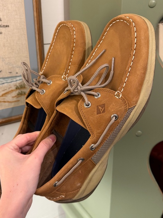Sperry Other - Sperry Top-Sider Men’s Leather Boat Shoes Size 11.5